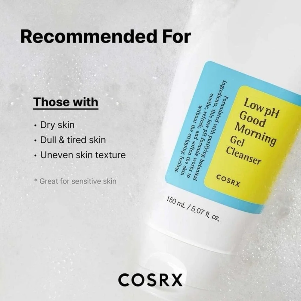 COSRX Low pH Good Morning Gel Cleanser - 150ml EXP:07/2027